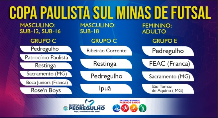 Definidos os grupos para o Paulistão Feminino Sub-17 –